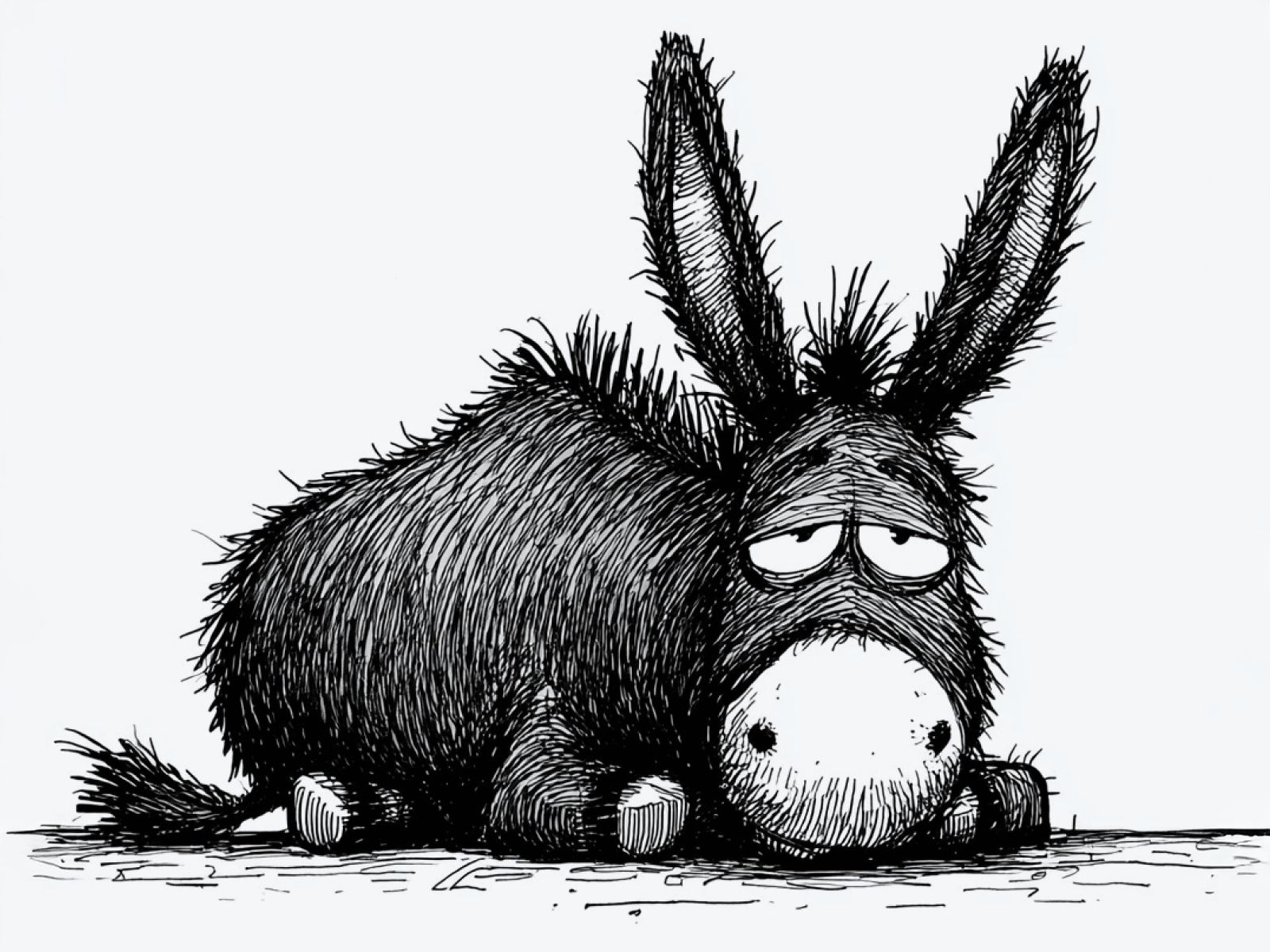 Hand-drawn speech bubble illustration